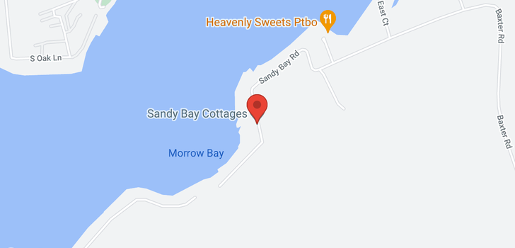 map of 92 SANDY BAY RD